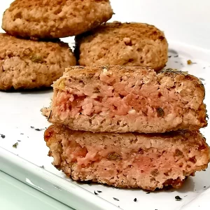 Hamburguesas de Cerdo y Vegetales x12