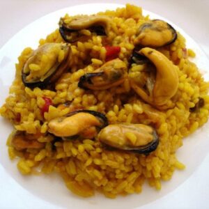 Arroz con mejillones