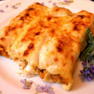 Canelones calabaza y muzza