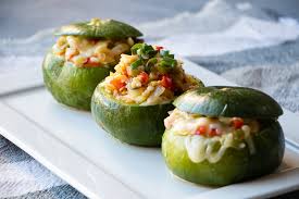 Zapallitos rellenos veggie