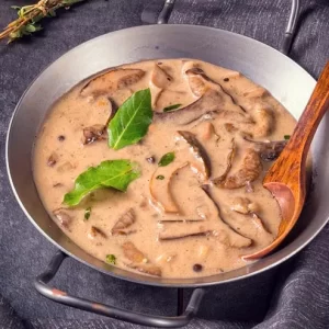 Salsa crema con champignones (1/2 kilo)