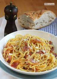 Spaguettis carbonara