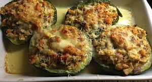 Zapallitos rellenos con carne picada